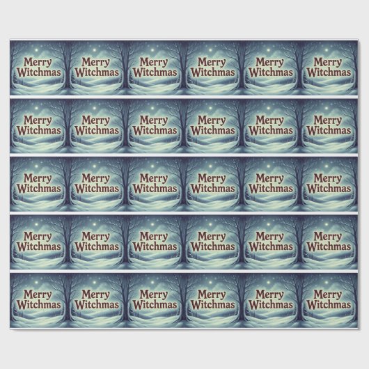 MerryWitchmas Geschenkpapier (Flach)
