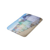 Mersea Insel-Strand-Hütten Badematte (Schrägansicht)