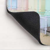 Mersea Insel-Strand-Hütten Mousepad (Ecke)