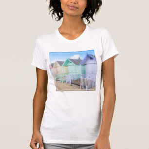 Mersea Insel-Strand-Hütten T-Shirt