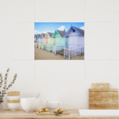 Mersea Island Beach Huts Poster (Küche)