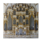 Merseburg Pfeifenorgel trivet Fliese (Vorderseite)