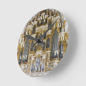 Merseburg Pfeifenorgeluhr mit römischen Ziffern Runde Wanduhr (Winkel)