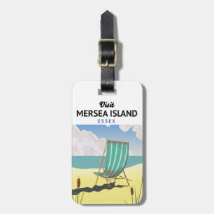 Mersia-Insel Essex Reiseplakat Gepäckanhänger
