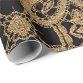 Mertlock Old Fashion Black Beauty Geschenkpapier (Rolleneckpunkt)