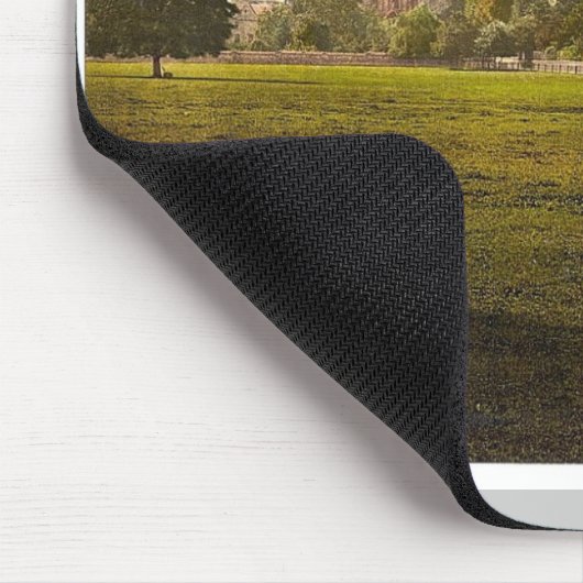 Merton und Christus-Kirchen-Uni, Oxford, England Mousepad (Ecke)