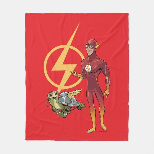 Merton und der Flash Fleecedecke (Vorderseite)