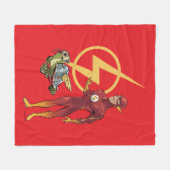 Merton und der Flash Fleecedecke (Vorderseite (Horizontal))