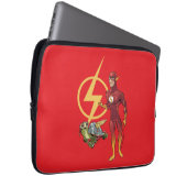 Merton und der Flash Laptopschutzhülle (Vorne Rechts)