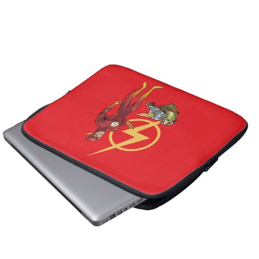 Merton und der Flash Laptopschutzhülle (Vorne Knopf)