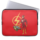 Merton und der Flash Laptopschutzhülle (Vorderseite)