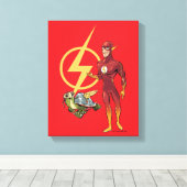 Merton und der Flash Leinwanddruck (Insitu (Holzboden))