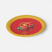 Merton und der Flash Pappteller (Schrägansicht)