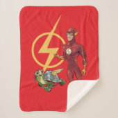 Merton und der Flash Sherpadecke (Vorderseite)