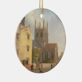 Merton Uni, Oxford, 1771 (Öl auf Leinwand) Keramik Ornament (Rechts)