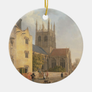 Merton Uni, Oxford, 1771 (Öl auf Leinwand) Keramik Ornament