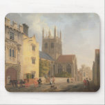 Merton Uni, Oxford, 1771 (Öl auf Leinwand) Mousepad<br><div class="desc">Bild: 111927 Merton Uni,  Oxford,  1771 (Öl auf Leinwand). Rooker,  Michael (Angelo) (1743-1801). Yale-Mitte für britische Kunst,  Sammlung Pauls Mellon,  USA.  Kunst,  schöne Kunst.</div>