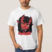 Meru den Succubus Retro T-Shirt (Vorderseite)