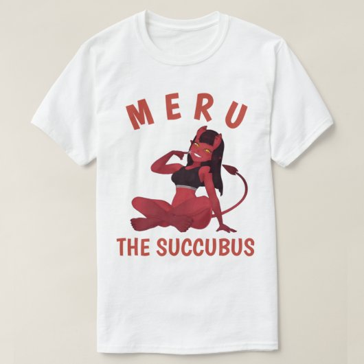 Meru the Succubus (1) T-Shirt (Design vorne)
