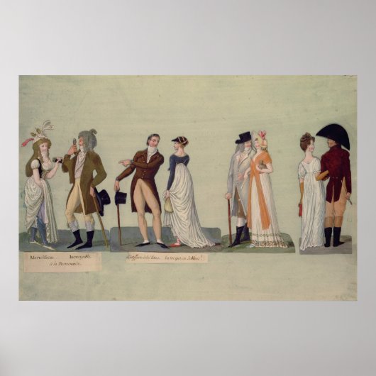 Merveilleuse... unübertreffliche Promenade Poster (Vorne)