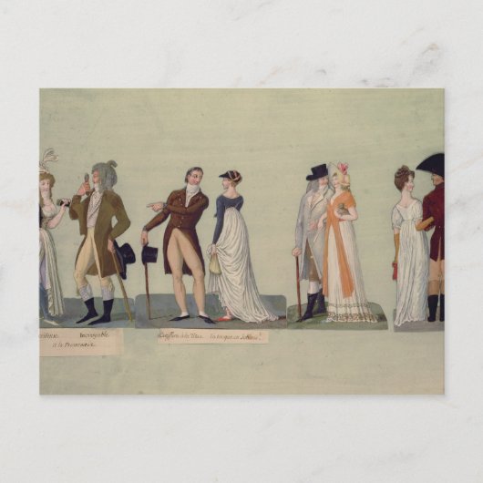 Merveilleuse... unübertreffliche Promenade Postkarte (Vorderseite)