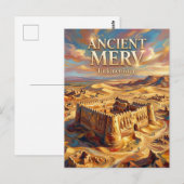Merw Turkmenistan Postkarte (Vorne/Hinten)
