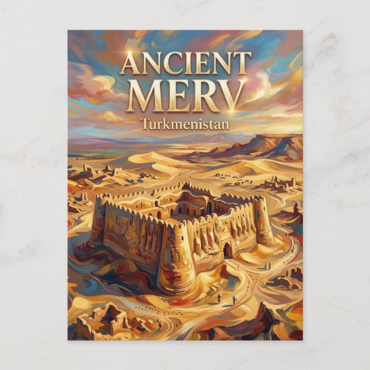 Merw Turkmenistan Postkarte (Vorderseite)