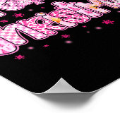 Mery Christmas Cute Nk Coquette Pajamas Xmas Women Poster (Ecke)