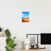Merzouga Marokko Kunstgeschichte Poster (Heimbüro)