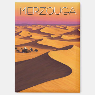 Merzouga Marokko Wüstenreise Magnet