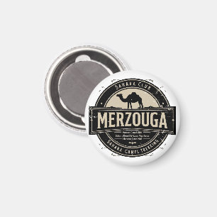 Merzouga Sahara Kamelritt Vintage-Abzeichen   Retr Magnet