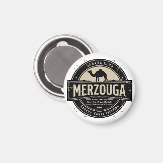Merzouga Sahara Kamelritt Vintage-Abzeichen | Retr Magnet