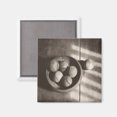 MES01BWD2 Baseball Bowl.tif Magnet (Vorderseite/Rückseite)