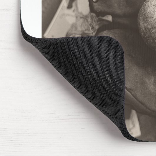 MES01BWD3 Baseball Cards.tif Mousepad (Ecke)