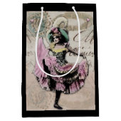 Mes Amis Cancan-Tänzer 3 Mittlere Geschenktüte (Vorderseite)