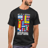 Mes Nacional De La Herencia Hispana Hispanic Herit T-Shirt (Vorderseite)