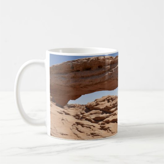 Mesa Arch and Tumbleweed in Canyonlands Kaffeetasse (Links)