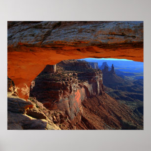 Mesa Arch at Sunrise, Utah Poster
