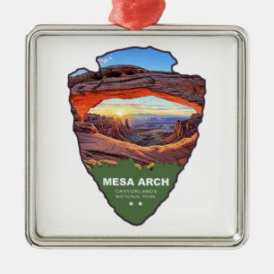 Mesa Arch Canyonlands National Park Pfeilspitze Ornament Aus Metall