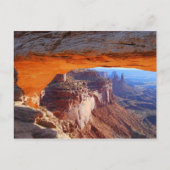 Mesa Arch Sunrise Postcard Postkarte (Vorderseite)