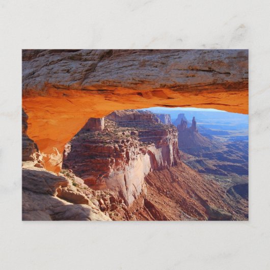 Mesa Arch Sunrise Postcard Postkarte (Vorderseite)