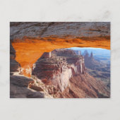 Mesa Arch Sunrise Postcard Postkarte (Vorderseite)