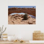 Mesa Arch und Tumbleweed im Canyonlands Poster (Küche)