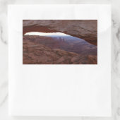 Mesa Arch vom Canyonlands Nationalpark Rechteckiger Aufkleber (Tasche)
