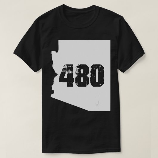 Mesa Arizona 480 Bereichscode T-Shirt (Design vorne)