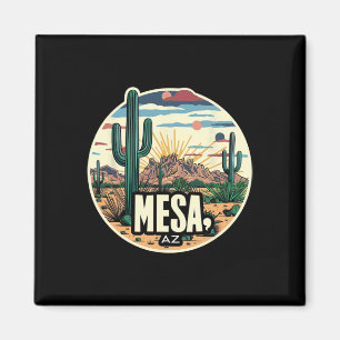 Mesa Arizona Az Kaktus Wüsten Urlaub Wanderung Abe Magnet