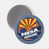 Mesa Arizona-Fahnen-Magnet Magnet (Vorderseite/Rückseite)