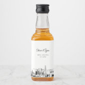 Mesa Arizona Gastgeschenk Willkommensgeschenk Cust Alkoholflaschenetikett (Vorderseite)