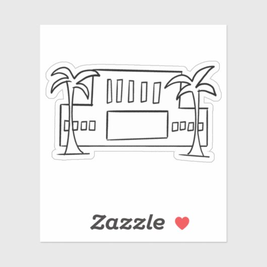 Mesa Arizona LDS Tempel Kontur mormon Aufkleber (Blatt)