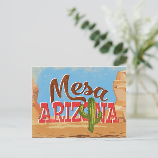 Mesa Arizona Postkarte (Stehend Vorderseite)